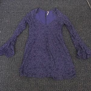 Free people long sleeve dress worn once